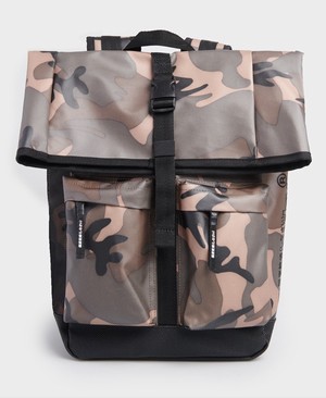 Superdry Roll Tarp Férfi Hátizsák Zöld/Camo | TQANM1794